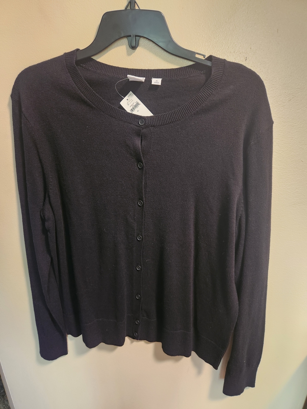 Gap Classic Black Button-Front Cardigan